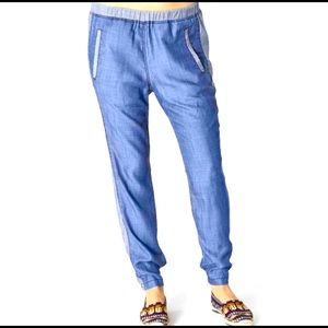 Michael Stars denim tencel jogger pant. Sz M